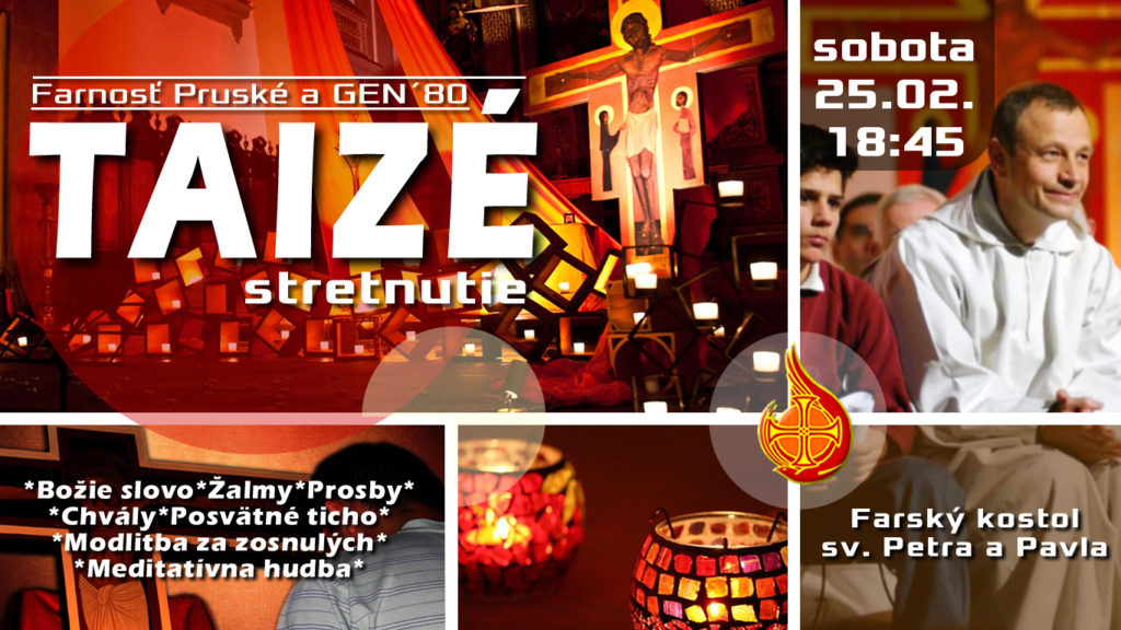 TAIZÉ STRETNUTIE | 25.02.´23 – 18:45